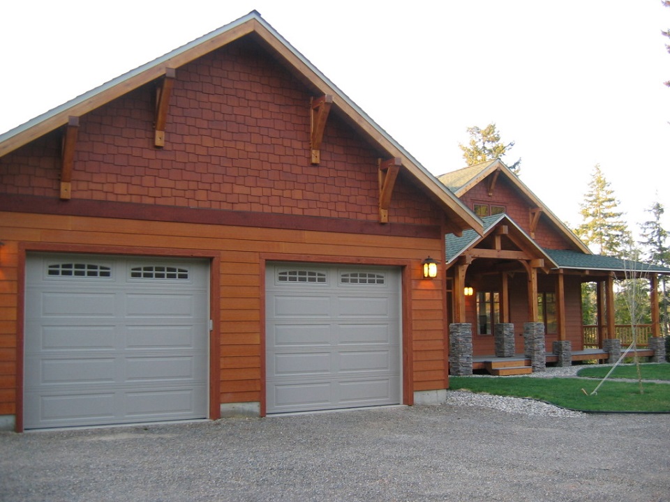 timber frame home front