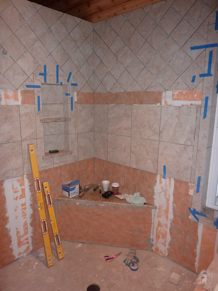 Picture of Shower Construction