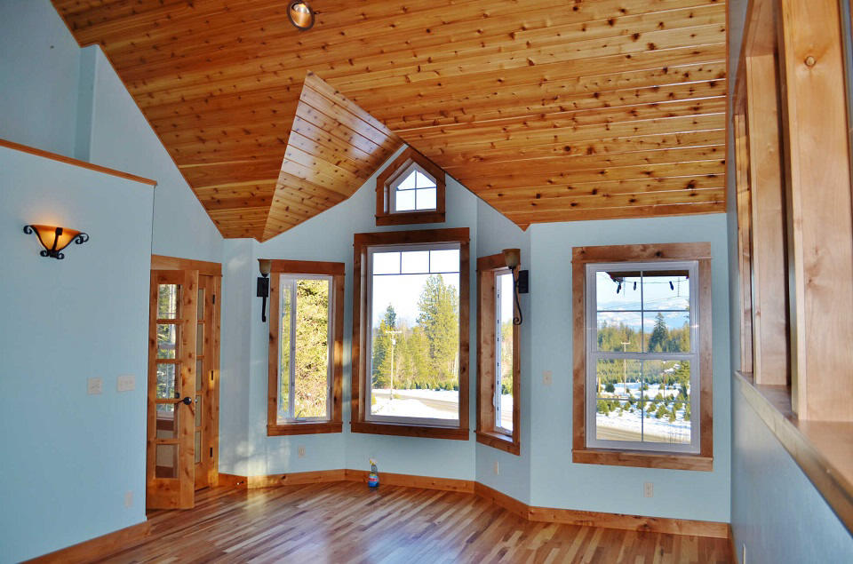 Western Red Cedar ceiling