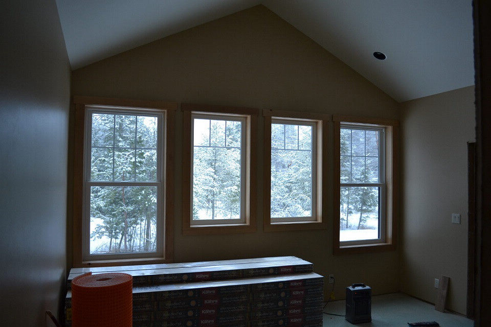 master bedroom vaulted ceiling