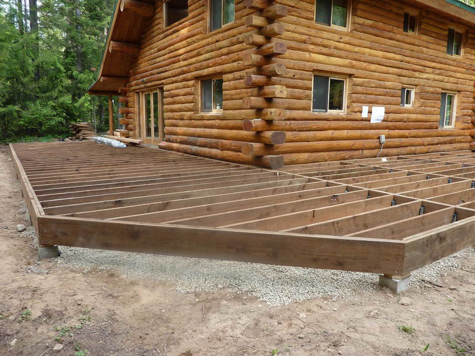 Sandpoint Treated Deck Framing