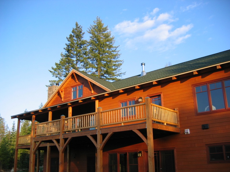 Timber frame home