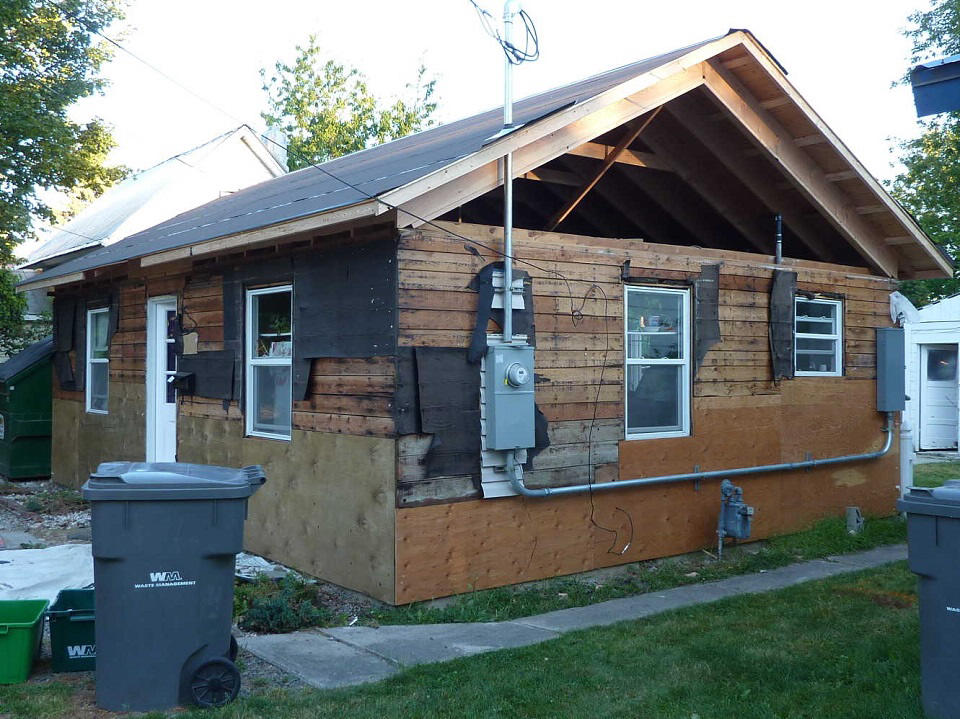 home remodel roof frame