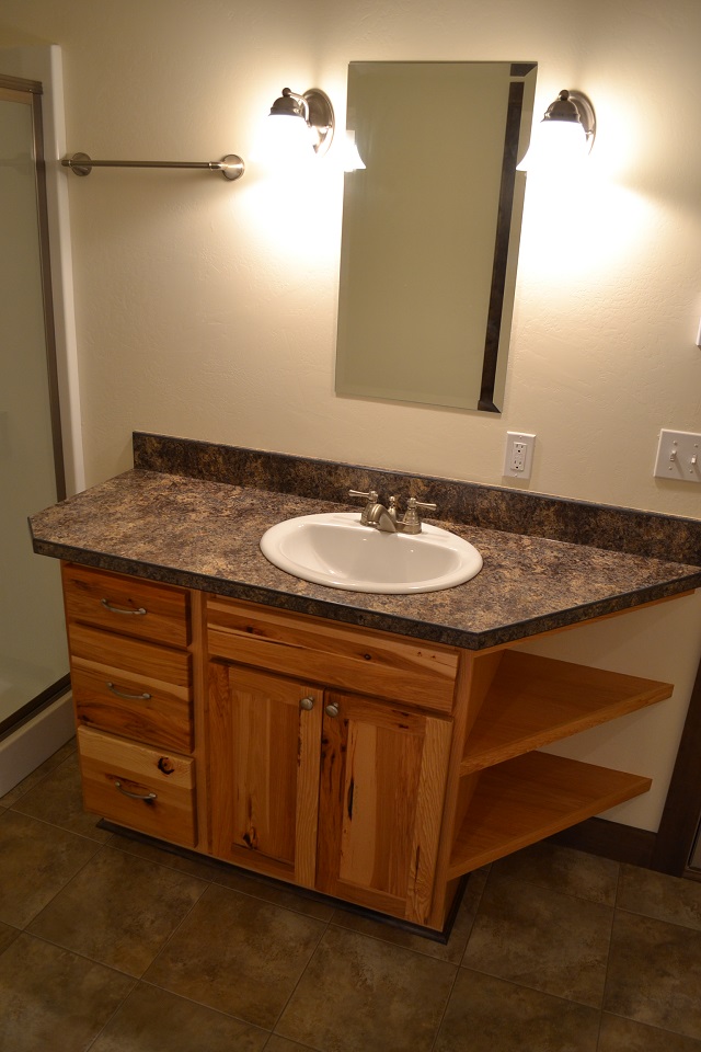 bathroom vanity with mirror