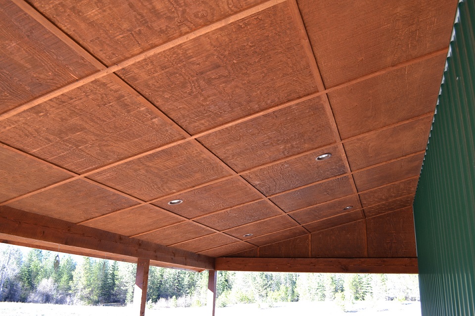 shop porch ceiling